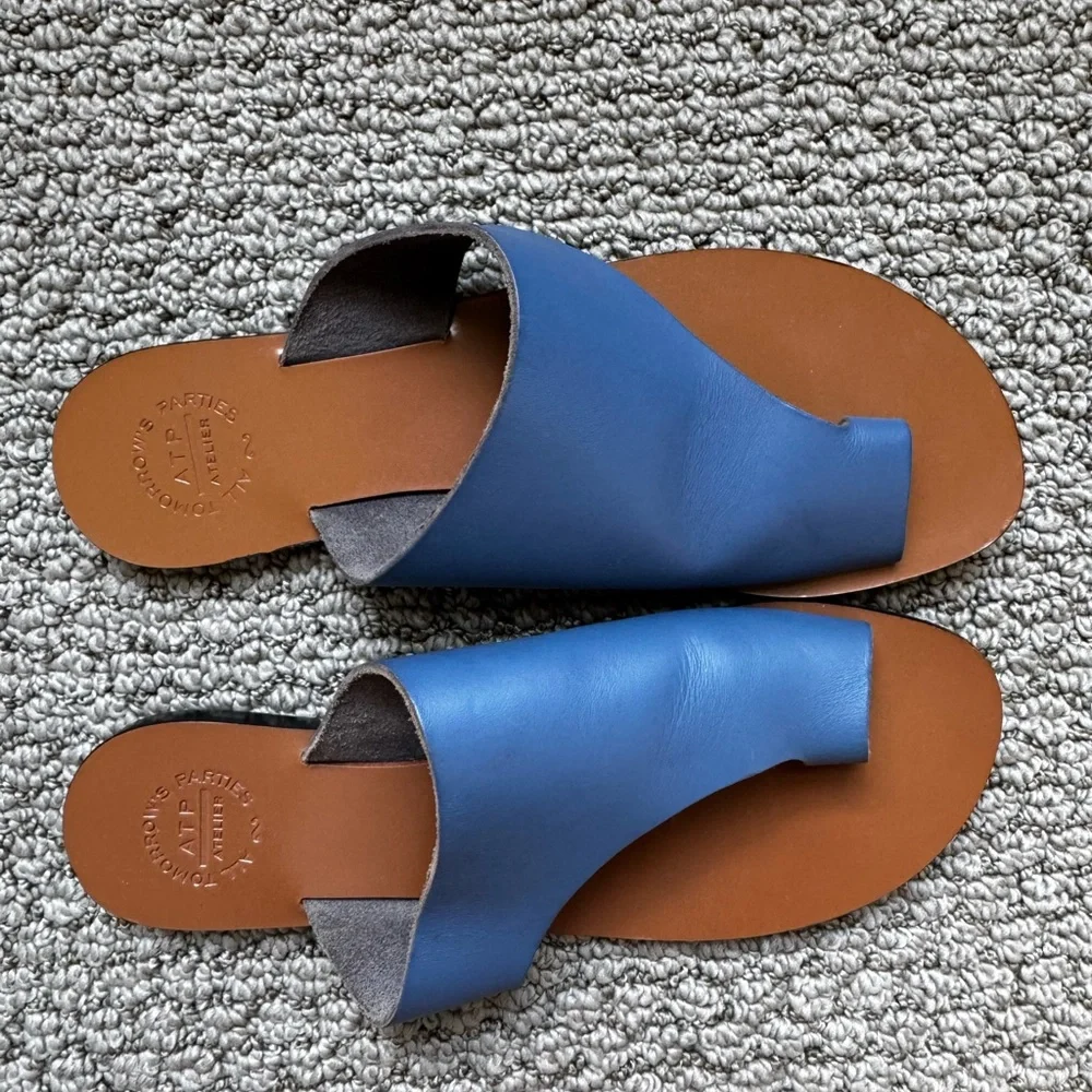 ATP Atelier Rosa Sandals, Sky Blue, Size 36 - Picture 5 of 6